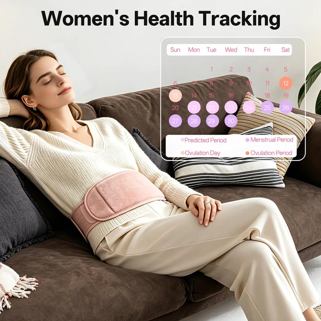 Alt view image 6 of 7 - Smart Ring for Women & Men, Health Fitness Tracker Ring Sleep Monitor/Heart Rate/Blood Oxygen/HRV/Stress/Calorie/Steps, IP68 Waterproof for iOS & Android, Free App (Rose Gold, 10#)
