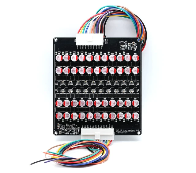 Alt view image 3 of 7 - 17S 20S 21S 5A Capacitor Active Equalizer Balancer Battery Energy Transfer LFP Lifepo4 Lithium Li-ion/Titanate LTO Battery, BMS Balancer PCB, Capacitor Active Equalization Module, Whole Group Balancer