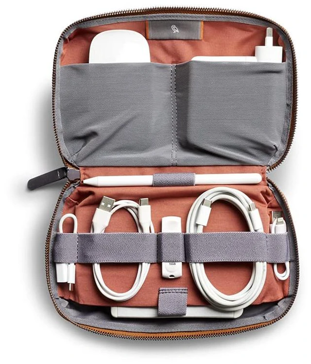 Alt view image 2 of 7 - Tech Kit (Tech Accessories Organizer Pouch, Zipper Closure Design, Stores Power Bank, Phone Charger, Cables & More, Internal)