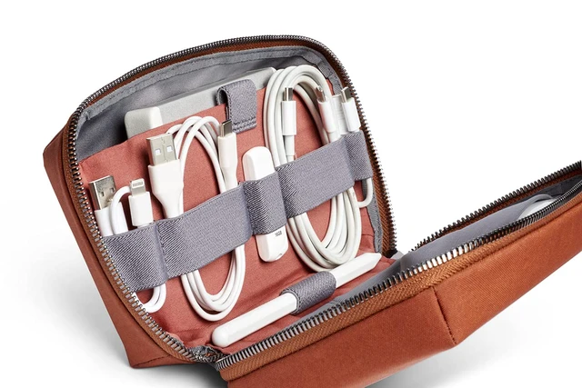 Alt view image 3 of 7 - Tech Kit (Tech Accessories Organizer Pouch, Zipper Closure Design, Stores Power Bank, Phone Charger, Cables & More, Internal)