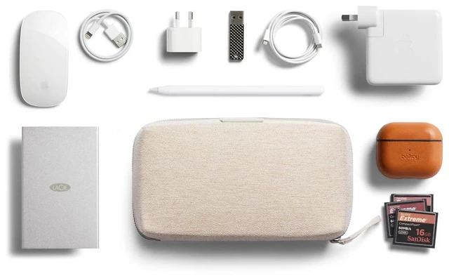 Alt view image 6 of 6 - Tech Kit (Tech Accessories Organizer Pouch, Zipper Closure Design, Stores Power Bank, Phone Charger, Cables & More, Internal)