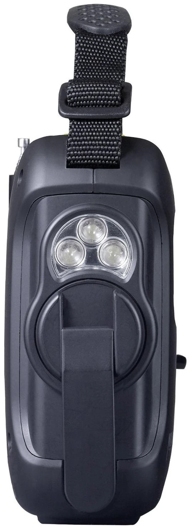 Alt view image 5 of 7 - Voyager Pro KA600 Digital Solar Dynamo Hand Crank AM/FM/LW/SW & NOAA Weather Emergency Radio with Flashlight, Reading Lamp,Smart Phone Charger & RDS and Real-Time Alert, with AC Adapter, Black