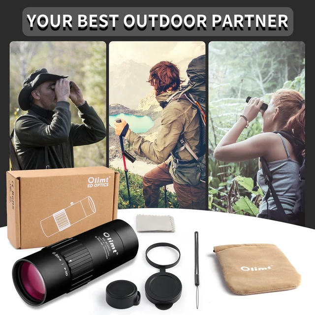 Alt view image 7 of 7 - 8x32 Monocular Telescope Mini Pocket Monocular Compact Monoculars for Adults