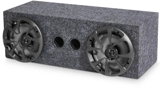 Main image of 1 Pack 6.5 Inch Dual Coaxial Car Audio Speakers with Enclosure Box, 2-Way Full Range System 4 Ohm 100w Power, Compact Speaker Pod for Truck ATV Utv Garage Vehicle Sound Setup