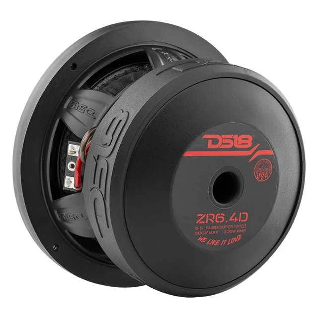 Alt view image 7 of 7 - ZR6.4D Elite-Z 6 Inch Car Audio Subwoofer 600W Watts Dual Voice Coil 4-Ohm DVC 4+4 Ohm (1 Speaker)