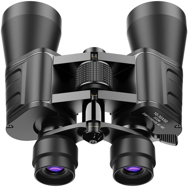 Main image of 10-30x50 High Power Zoom Binoculars for Adults, Low Light Night Vision/Daily Waterproof / BAK7 Prism/FMC Lens, HD Professional Binoculars for Bird Watching, Hunting, Outdoor, Hiking