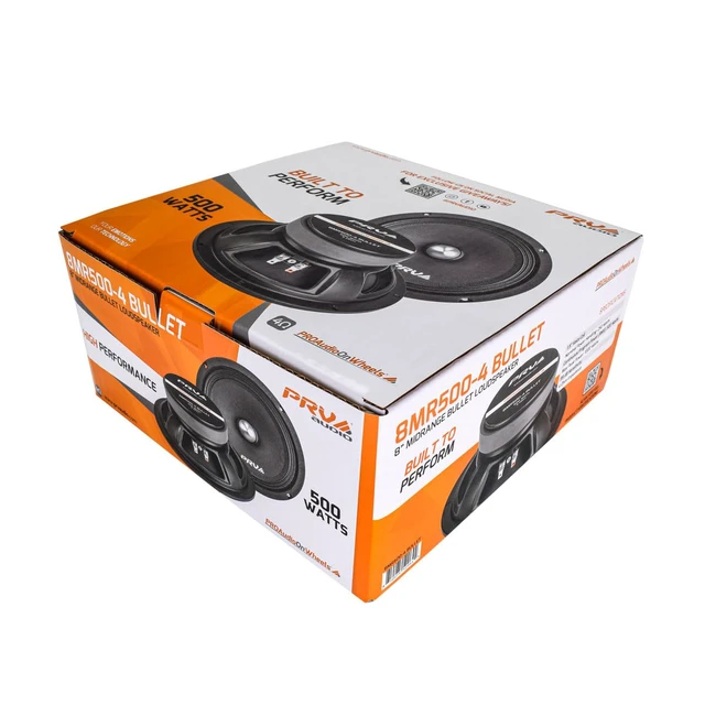 Alt view image 6 of 6 - 8 Inch Midrange Speaker 8MR500-4 Bullet, 500 Watts Program Power, 4 Ohm, 1.5 in Voice Coil Bullet Speakers for Car Audio Door Louspeaker (Single)