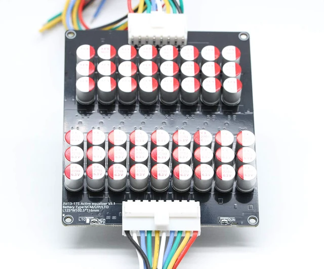 Alt view image 2 of 7 - 13S 14S 15S 16S 17S 5A Active Equalizer Balancer Battery Energy Transfer LFP Lifepo4 Lithium Li-ion Lipo/Titanate LTO Battery, Active Equalization Module, Whole Group Balancer, Capacitor Balancing