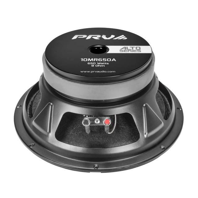 Alt view image 6 of 6 - 10MR650A 10 Inch Midrange Speaker, 8 Ohm, 650 Watts, 97.5 db, 2.5 in Voice Coil Alto Series PRO Audio Mid Range Loudspeaker (Single)