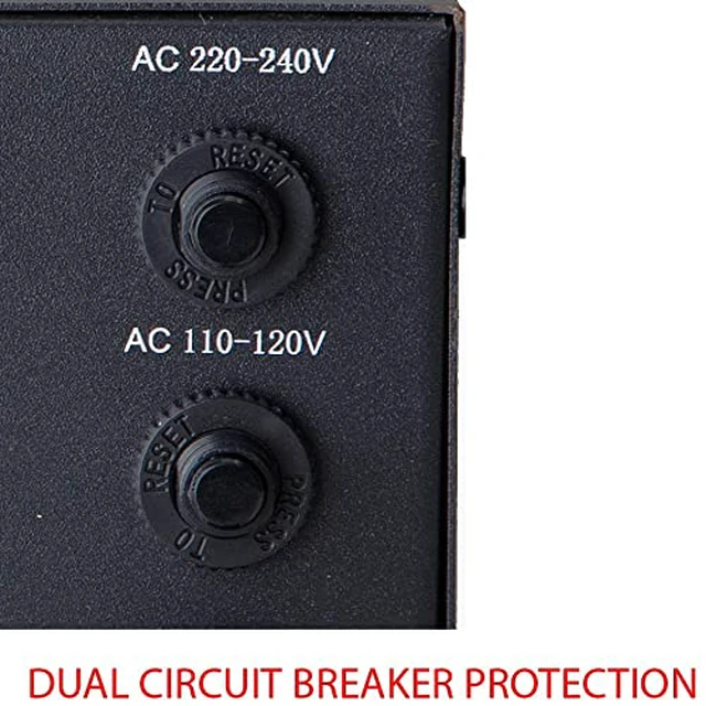 Alt view image 2 of 2 - 500 Watt Step Up/Step Down Travel Voltage Converter, 220/110v to 110/220v Converter with Type E/F Plug Compatible with Hair Straightener, Camera, Laptop & More (Pack of 2)
