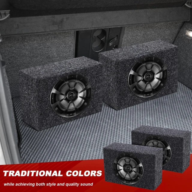 Alt view image 5 of 6 - 2-Way Coaxial Car Audio Speakers with Speaker Box Enclosures Set Sturdy Constructed Car Stereo and Sound System Accessories Portable Audio Equipment for Vehicles(Separate,6.5" 100 W)