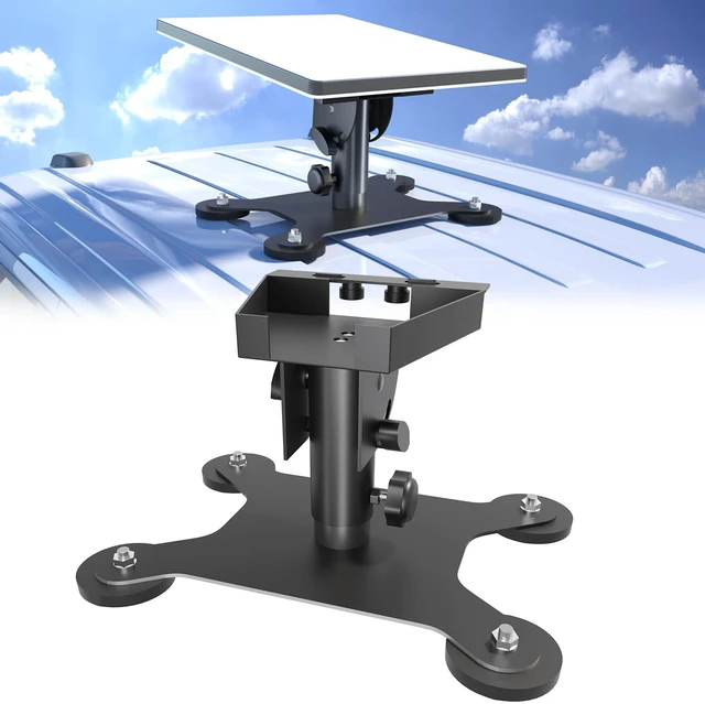 Main image of Starlink Mini Mount, 200lbs Magnetic Base, 45° Adjustable Bracket Stainless Steel Outdoor Mount for RV, Car, Boat & Truck, Lockable Design, Compatible with Starlink Mini Accessories