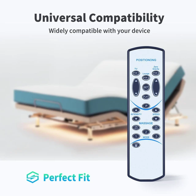 Alt view image 4 of 7 - Replacement Remote for Naomi Home Idealbase 89607/85307/96807 Bed Easy pairing,Responsive control,for 85587W/77793/77705/77794