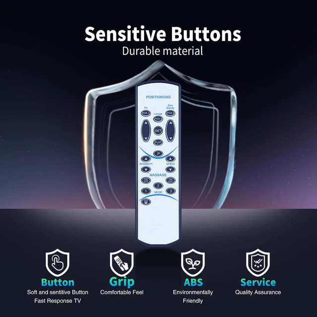 Alt view image 5 of 7 - Replacement Remote for Naomi Home Idealbase 89607/85307/96807 Bed Easy pairing,Responsive control,for 85587W/77793/77705/77794