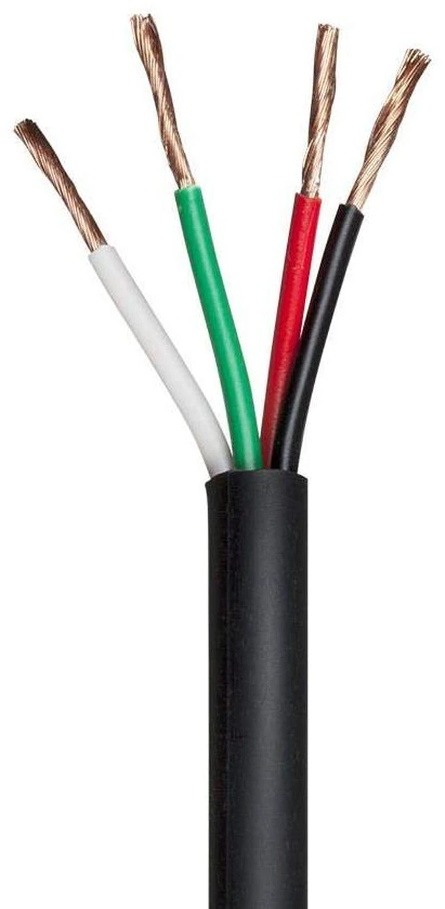 Main image of Speaker Wire/Cable - 100 Feet - 18 AWG 4 Conductor CMP-Rated UL Plenum Rated, 100 Percent Pure Bare Copper with Color Coded Conductors - Nimbus Series