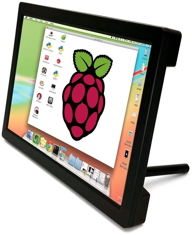 Main image of 10.1 Inch IPS LED Mini Monitor,Small HDMI LCD Screen,Mini Portable Monitor HDMI, DisplayPort,USB-C Monitor for Raspberry Pi,Mini TV Box,PC,Surveillance,Jetson Nano