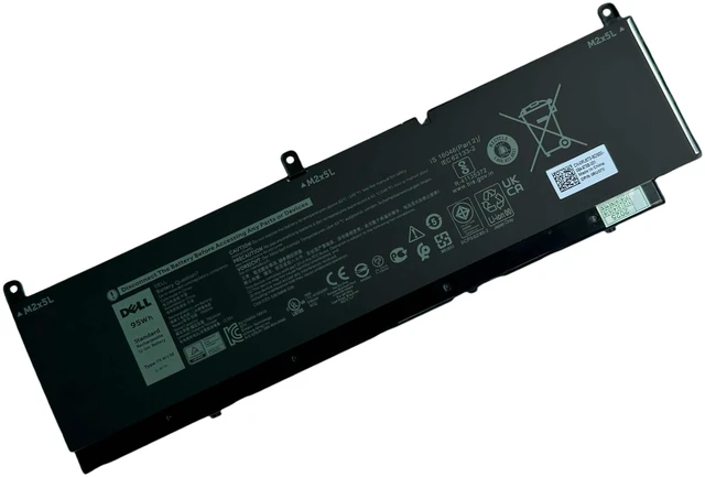 Main image of DELL PKWVM 11.4V 95Wh 6-Cell Notebook Battery For Dell Precision 7550 7560 7750 7760 Series Laptop P44E P93F P44E001 P44E002 P93F001 P/N: PKWVM 0CR72X CR72X 068N03 0447VR3V 447VR CPA-447VR 017C86