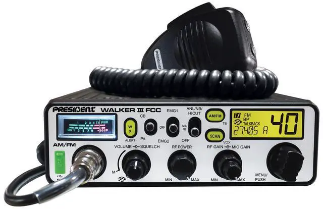 Alt view image 5 of 6 - Walker III FCC AM/FM CB Radio