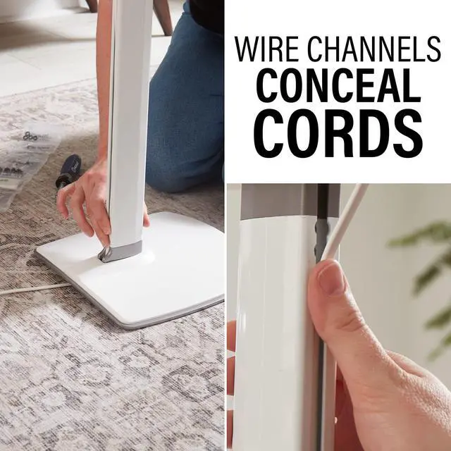 Alt view image 6 of 6 - Height-Adjustable Speaker Stand for Sonos Era 100 (White) - WSSE1A1-W2