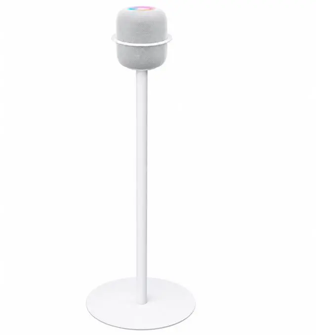 Main image of Speaker Stand for Apple HomePod & HomePod 2, 37-Inch Floor Stand with Built-in Cable Management, Powder-Coated Steel, Sleek Modern Design, Secure Precision-Fit Ring