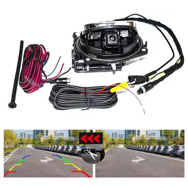 Alt view image 2 of 6 - Car Flipping Rearview Camera Compatible with Passat B8 B6 B7 Golf MK7 MK5 MK6 Reverse Parking HD Camera