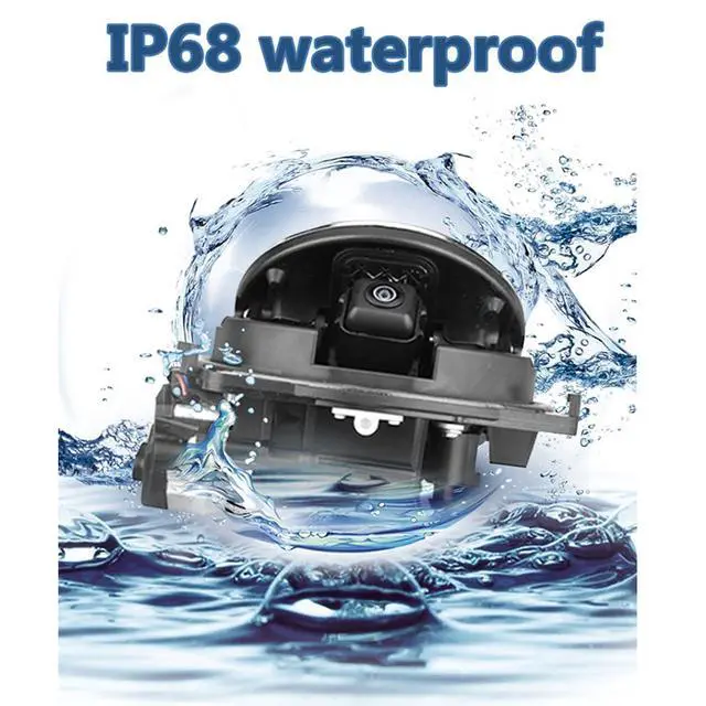 Alt view image 4 of 6 - Car Flipping Rearview Camera Compatible with Passat B8 B6 B7 Golf MK7 MK5 MK6 Reverse Parking HD Camera