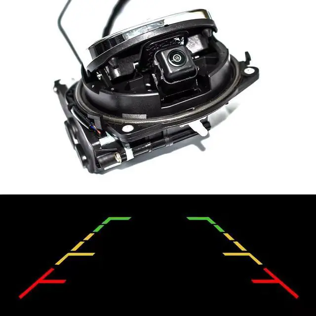 Alt view image 5 of 6 - Car Flipping Rearview Camera Compatible with Passat B8 B6 B7 Golf MK7 MK5 MK6 Reverse Parking HD Camera