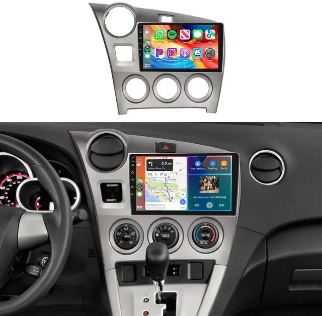 Main image of 5GhzWiFi 8Core 4GB+64GB for Toyota Matrix 2009-2014 Car Stereo Radio,Android 15,9 Inch IPS Touchscreen,Wireless Carplay/Android Auto GPS DSP 46EQ 63UIs FM/RDS AHD Backup Camera