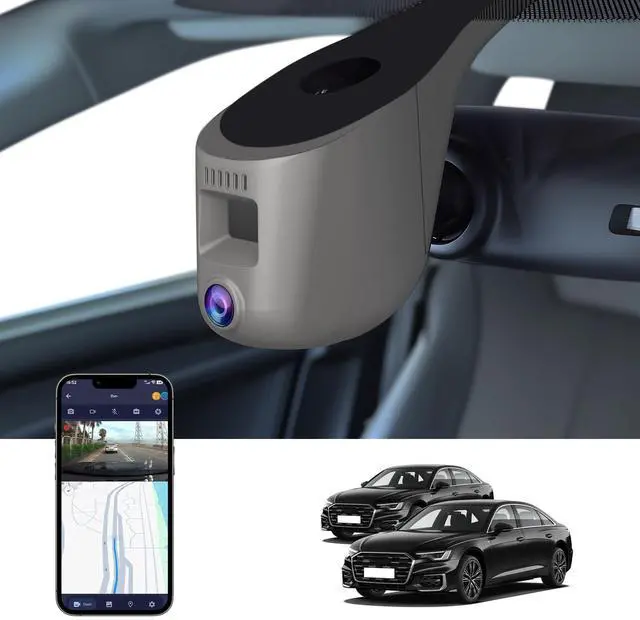 Main image of Single Channel 4K Dash Cam for Audi A6 2025(with ADAS), 55 TFSI Quattro Remium, Avant, Hybrid, Sportback,OEM-Style,Loop Recording,Easy Installation,WiFi & App,64G Card