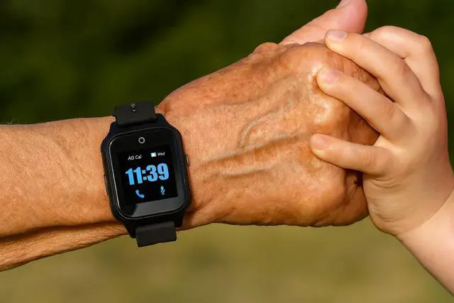 Alt view image 3 of 6 - SkyAngel911Wrist Smart Medical Alert Watch No Contract, One-Time Cost, Fall Detection + 911 Call from Wrist, Waterproof Health & Safety Watch, 2-Way Voice, Emergency Assist for Seniors & Adults