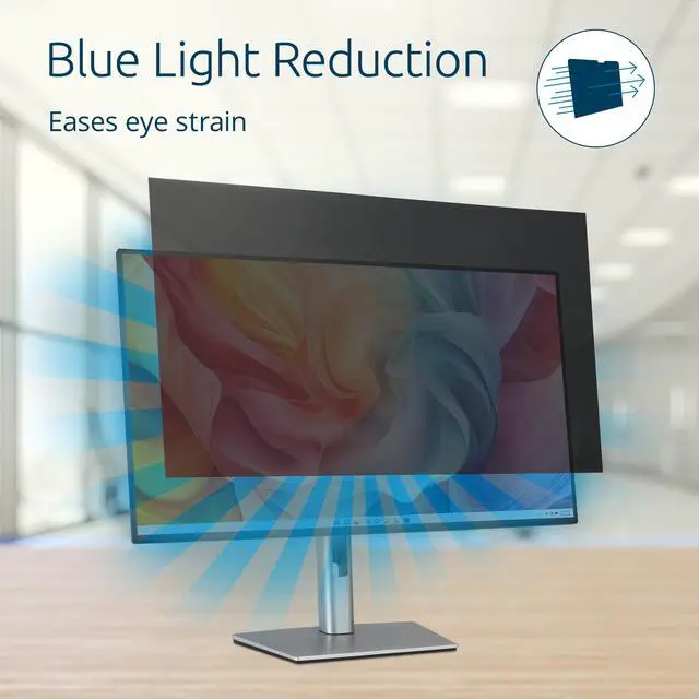 Alt view image 5 of 6 - High Clarity Privacy Screen for 24 inch 16:9 Widescreen Monitor, Easy Installation Computer Privacy Filter for Desktop, 2H hardness Protection, Compatible with LG Samsung Dell, HC240A169A