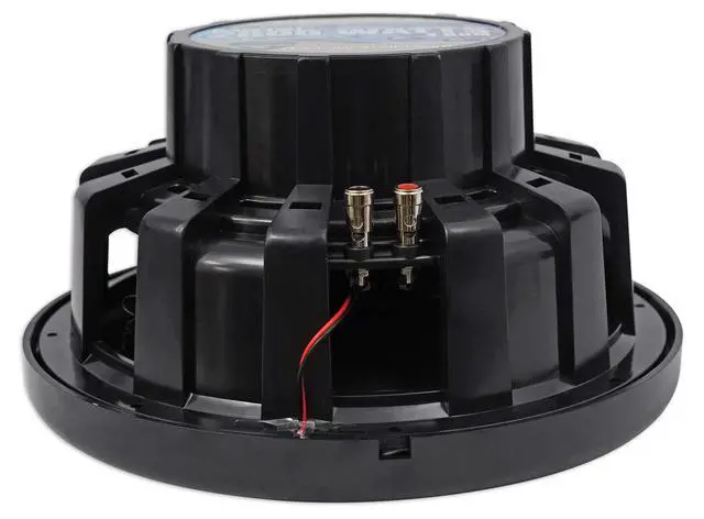 Alt view image 5 of 6 - MS12LB 12" 2800 Watt Black Marine/Boat 12" Free Air Subwoofer w/LED's | 2800W Peak / 700W RMS, Dual 4 Ohm, 100 Oz Magnet, Waterproof, No Enclosure Required