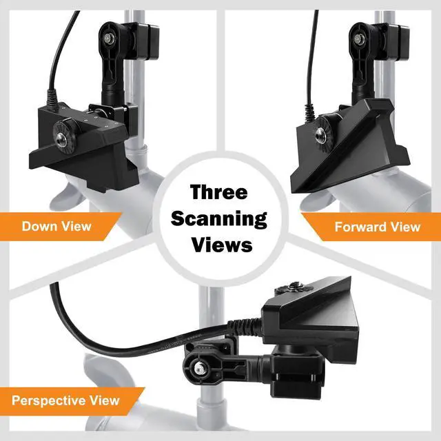 Alt view image 3 of 6 - 0 Degree Pole Mount Trolling Motor Shaft Bracket | Heavy duty. Replaces 0101324800. Fits 1.1 to 1.38 inch poles. Compatible with Garmin LiveScope XR LVS62