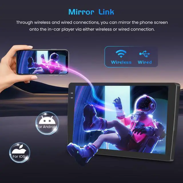 Alt view image 5 of 6 - 4G 128G for Mazda CX9 2007-2015 Radio CarPlay 10.1" Incell Touchscreen Car Stereo Android 15 Android Auto Bluetooth 5.0 GPS WiFi 15UI Backup Camera