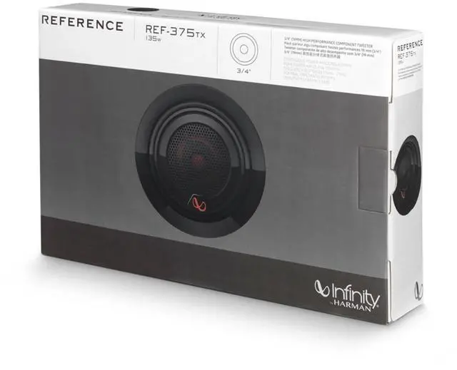 Alt view image 3 of 3 - REF-275tx 135W Reference Series Edge-Driven Textile Car Tweeters, 3/4"