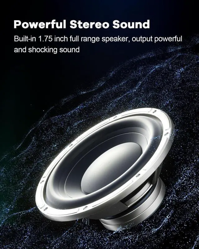 Alt view image 6 of 6 - Dancing Ferrofluid Bluetooth Speaker, Ferro Fluid Sound Visualizer with Colorful Lamp, Cool Magnetic Liquid Ferrofluid Display with Music Rhythm, Audio Visual Decor Venom Desk Toy Gifts for Teens