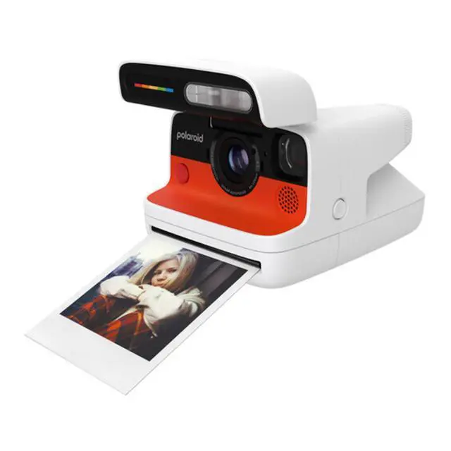 Alt view image 3 of 4 - Flip Instant Camera with Sonar Autofocus and Retro Design (White)