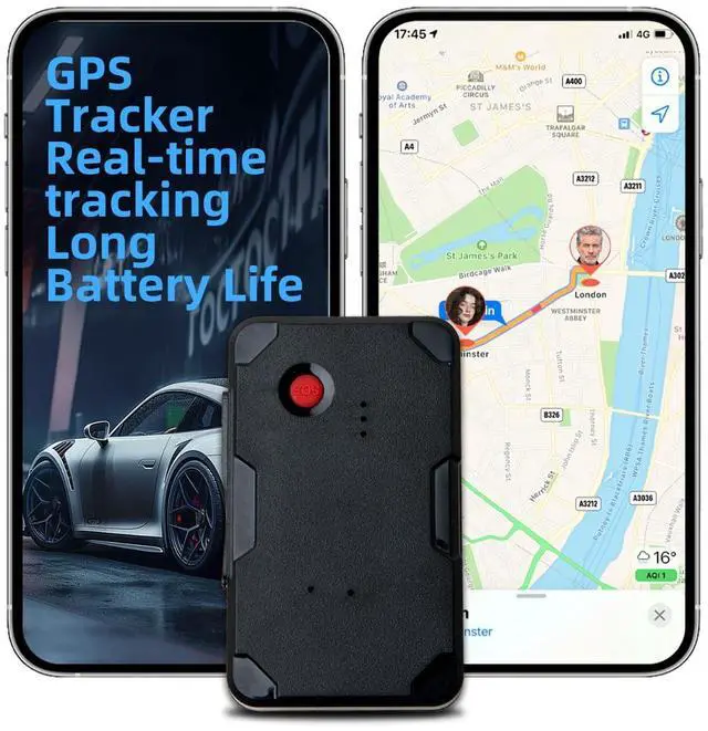 Main image of GPS Tracker for Vehicles, Hidden Magnetic Tracker with 4G SIM Included | 120-day battery, real-time updates, trip history, geofence, driving alerts, Subscription Required, 30-Day Data Included