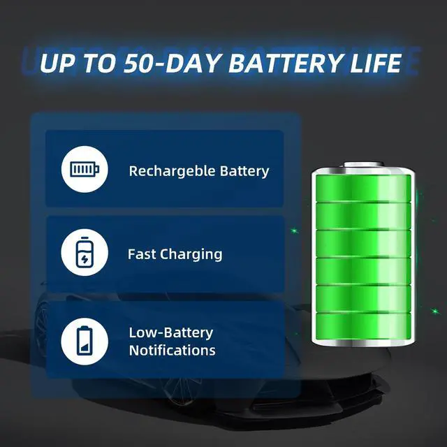 Alt view image 2 of 6 - GPS Tracker for Vehicles, Hidden Magnetic Tracker with 4G SIM Included | 120-day battery, real-time updates, trip history, geofence, driving alerts, Subscription Required, 30-Day Data Included