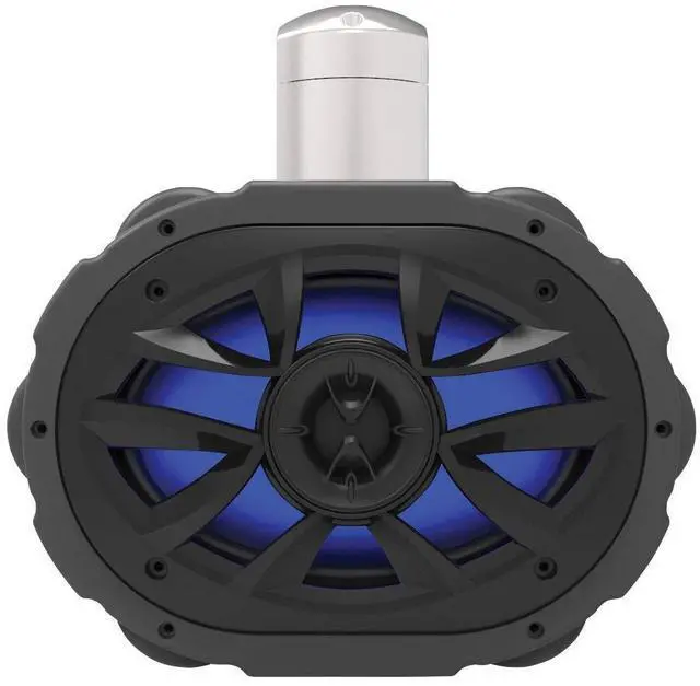 Main image of MRWT69RGB Marine Waketower Speaker System - 600 Watts Of Power, 6 x 9 Inch, Full Range, 2 Way, Multi-Color LED Illumination, Marine grade, Weatherproof, Sold Individually