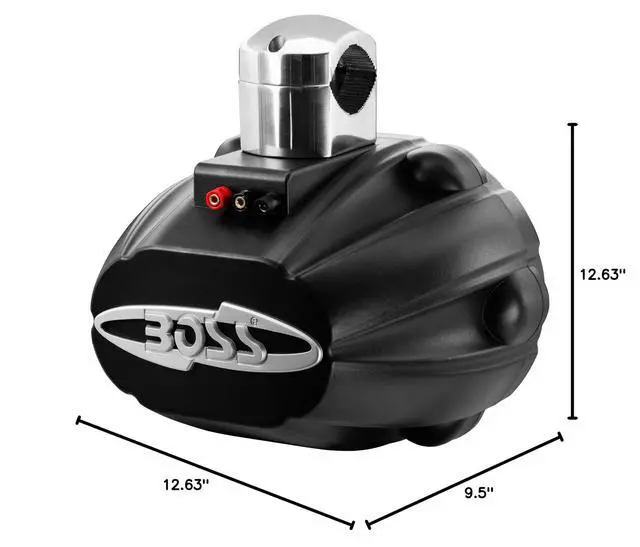 Alt view image 6 of 6 - MRWT69RGB Marine Waketower Speaker System - 600 Watts Of Power, 6 x 9 Inch, Full Range, 2 Way, Multi-Color LED Illumination, Marine grade, Weatherproof, Sold Individually