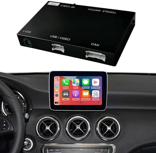Main image of Wireless CarPlay Interface Decoder for Mercedes-Benz NTG5.0 | For B/C/E/G/S/V/GLC/CLA/GLA/GLE/GLS Class (2015-2018), Support Wireless Carplay, Android Auto, MirrorLink