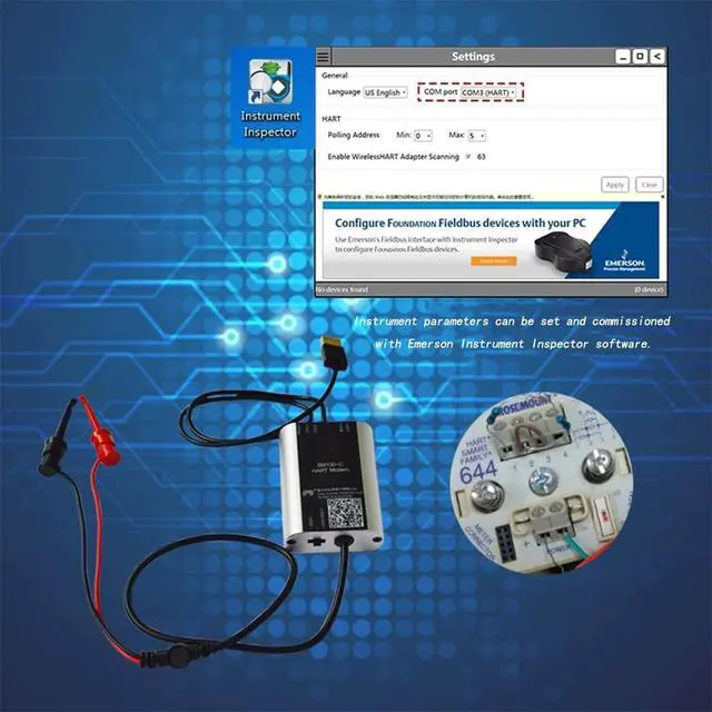 Alt view image 6 of 6 - Integrative USB Hart Modem USB to Hart Protocol Modem Hart Transmitter HART Convertor(Suitable for All Devices Which Support Hart Protocol)