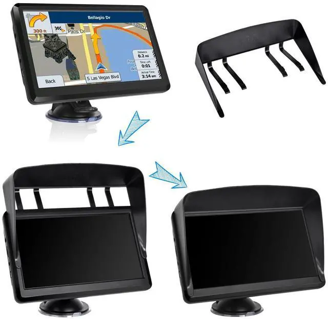 Alt view image 4 of 6 - 7-inch Car Navigation GPS ,GPS Navigation for Truck & RV & Car, Driver Alerts, Turn-by-Turn Directions, 2026 Map and Free Update Map