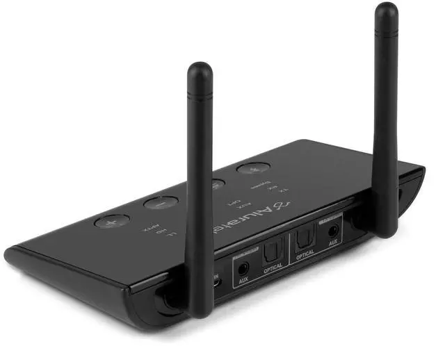 Alt view image 2 of 6 - Bluetooth Audio Receiver and Transmitter with Low Latency, Dual Antenna, Support Up to 100 Foot Range for Wireless from TV to Headphone/Speaker, PC, Home Theatre - ABCD54F