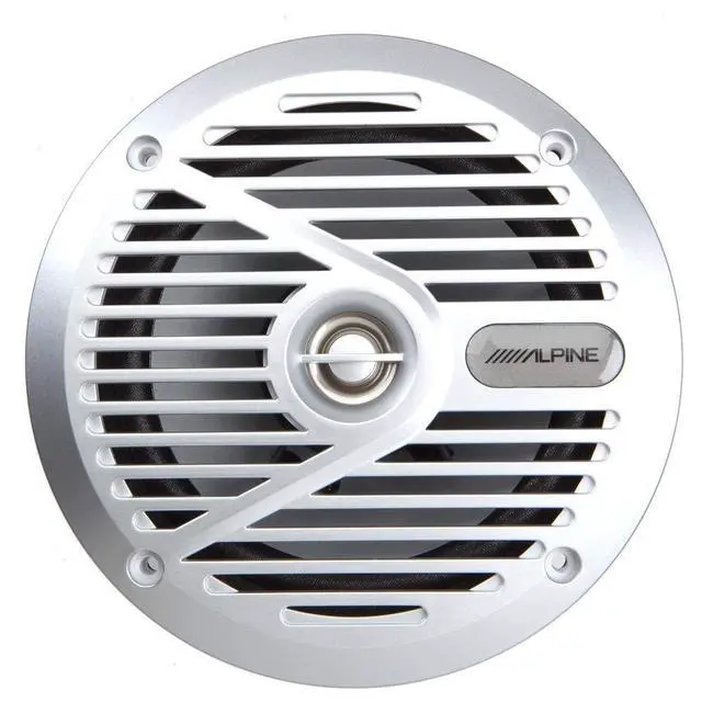 Alt view image 3 of 4 - SPS-M601 110W 6-1/2" 6.5" 2-Way Type-S Marine Coaxial Speakers - Silver