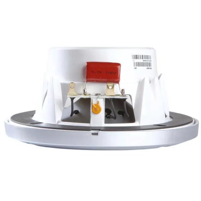 Alt view image 4 of 4 - SPS-M601 110W 6-1/2" 6.5" 2-Way Type-S Marine Coaxial Speakers - Silver