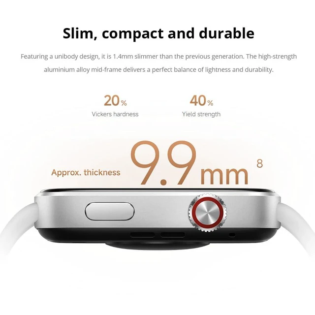 Alt view image 3 of 6 - Redmi Watch 6 Smart Watch, 2.07'' AMOLED Display, GPS, Heart Rate/Sleep/Stress Tracking, 150+ Sports Modes, 24-Day Battery Life, 5ATM, for Android & iOS, Black