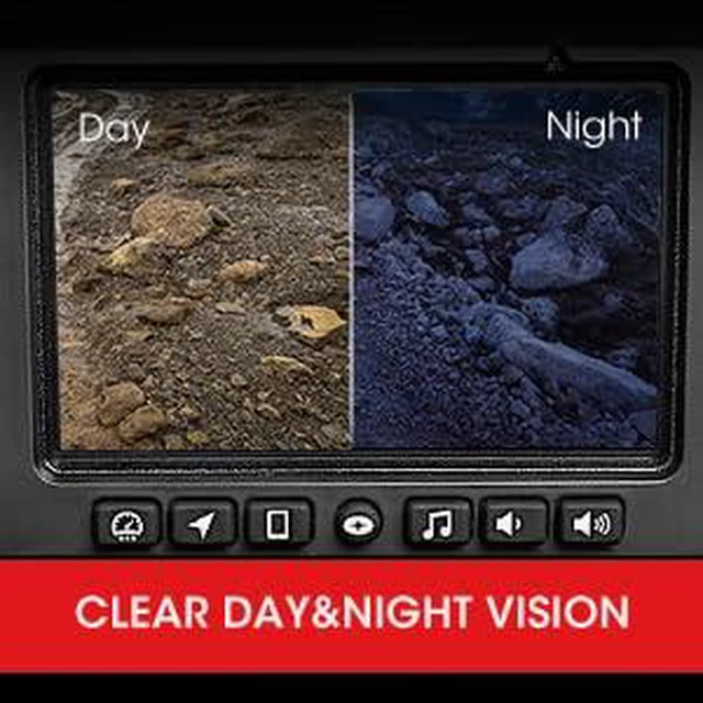 Alt view image 6 of 6 - All-Terrain Vehicle Front Camera Kit, Fits Polaris RZR PRO XP | XP 4 Turbo 1000, 900 PRO R, for 7'' Ride Command Accessories, 720P HD 170° Wide Angle Waterproof lens, Built for Extremes