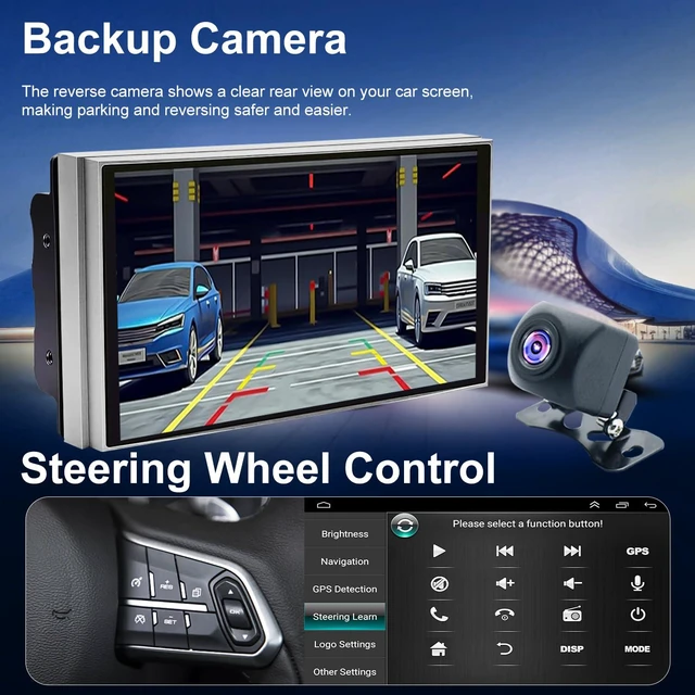 Alt view image 6 of 6 - 5GWiFi Car Radio for Subaru Forester 2002 2003 2004 2005 2006 2007 2008, 6.83inch Forester Stereo with Apple CarPlay Android Auto, Upgrade Touchscreen Headunit Radio Bluetooth GPS Backup Camera FM SWC